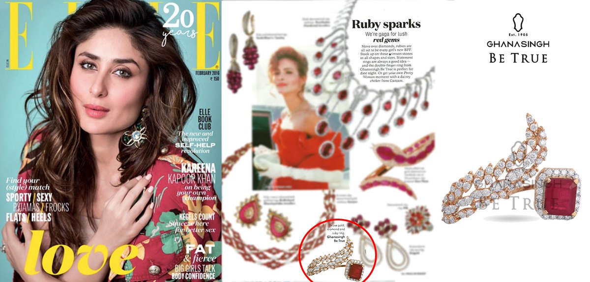 GBTBeTrue's tweet photo. #Radiant #Rubies rule the latest issue of @ELLEINDIA & our #twofingerring is a part of this #gorgeous #trend. https://t.co/bJscvVNsKn