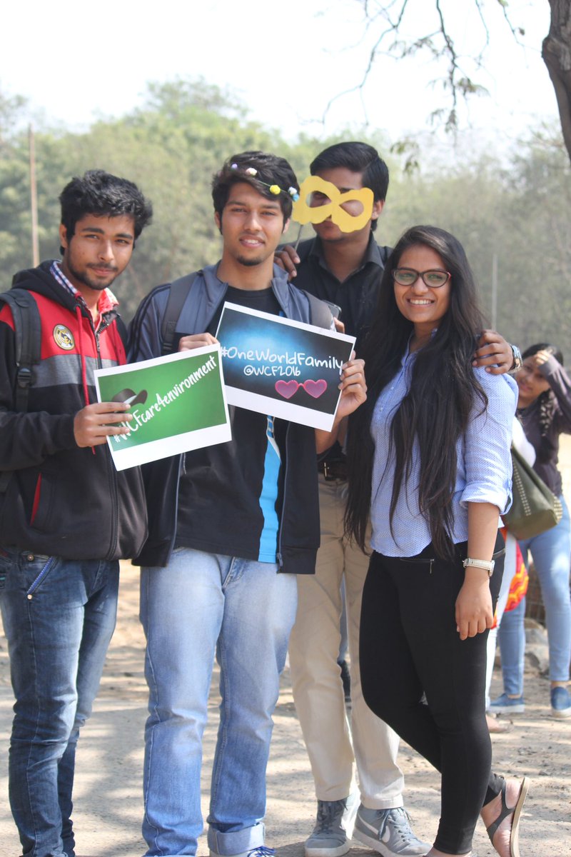 parulaggr's tweet photo. @WCF2016 #WCFcare4Environment 
Selfie contest yesterday at ARSD. https://t.co/XlOpPjdgHm