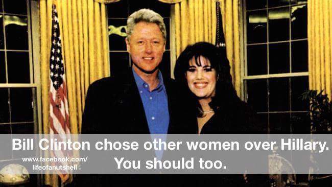 NotSoPCGuy's tweet photo. #TrueStory #anyonebuthillary2k16 #AnyoneButHillary #BillKnowsBest #BadTaste #Election2016 https://t.co/oORQLBeYbw