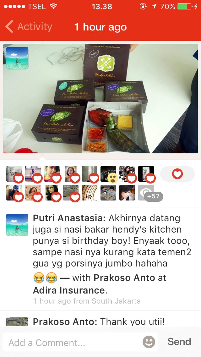 HendyKitchen's tweet photo. Pesanan dari temen-temen di Adira untuk makan siang. Happy luncheon happy foodies! https://t.co/tGTvrbNOBh