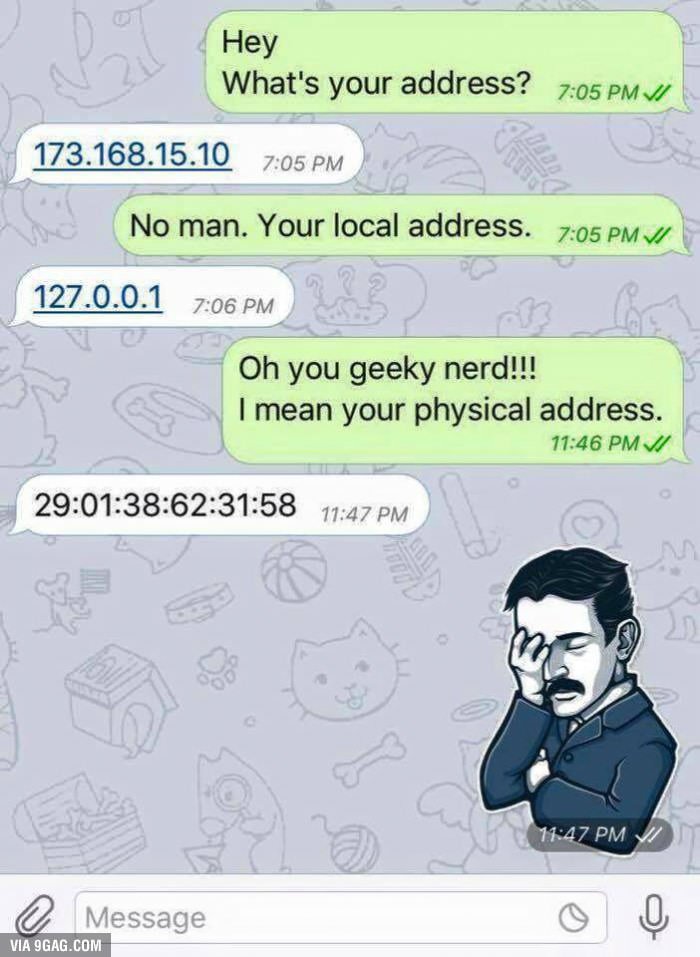 9GAG's tweet image. What is your Physical Address? 9gag.com/gag/arKyGvK?re…