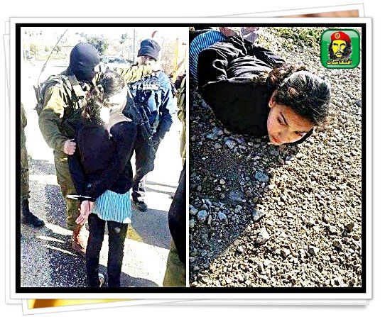 هم طفلات العرب انظر للصورة لو كنت راجل او مسلم ... ديما الواوي أصغر أسيرة في العالم الاحتلال الاسرائيلى 