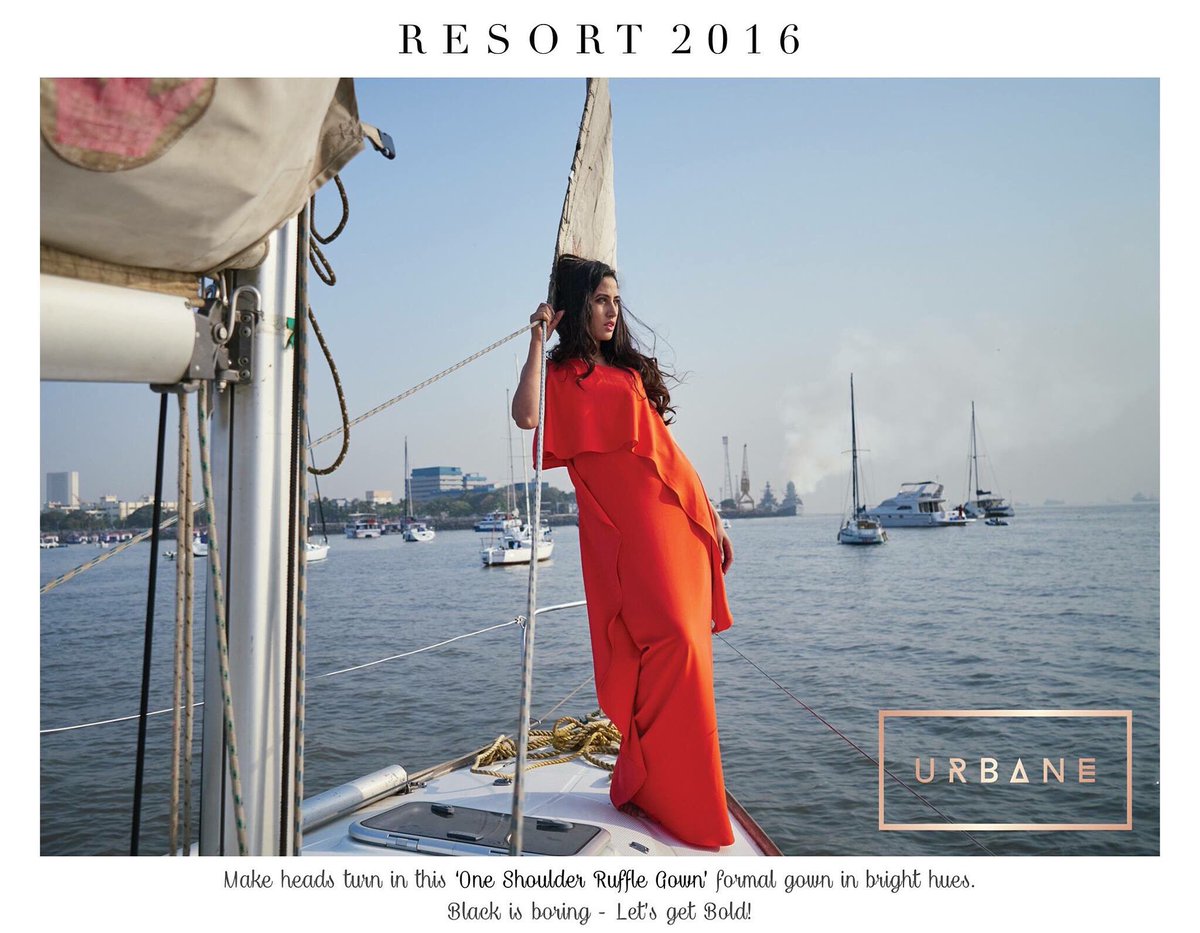 Urbanelabel's tweet photo. L O O K B O O K 2.0 | Dawn to Dusk 'One Shoulder Ruffle Gown'
#UrbaneInsider #lookbook #sailing #resort #makeinindia https://t.co/2eGuKuG7s3