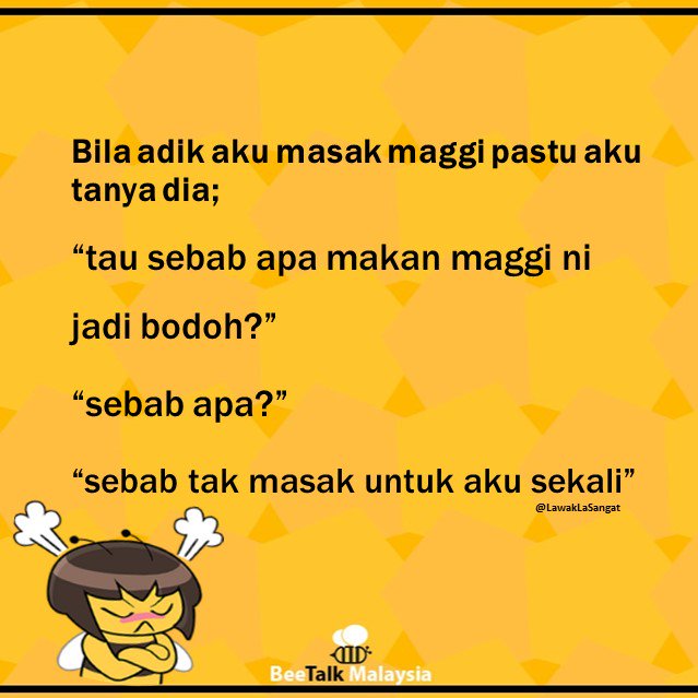 MYBeeTalk's tweet photo. Cara paling best untuk dapatkan semangkuk maggi siap masak tanpa buat apa-apa. https://t.co/u5GLk8ICUq