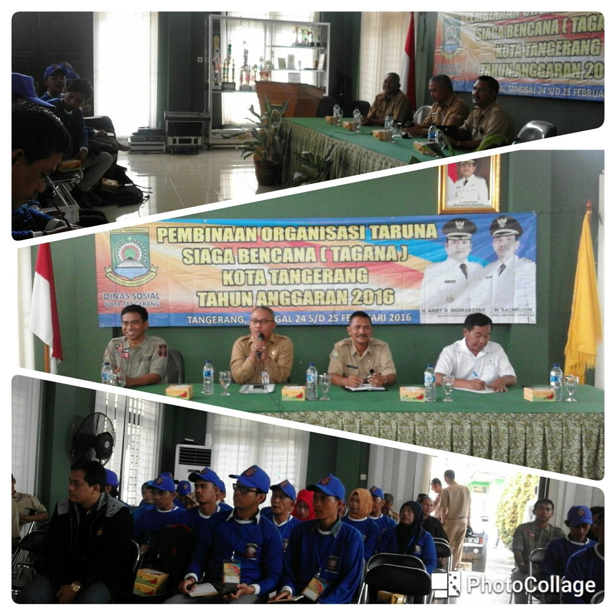 24-02-16 Keg Pembinaan Organisasi TAGANA TA 2016 utk 3 kec (Jatiuwung,Periuk &amp;Cibodas) di Aula Kecamatan Jatiuwung,