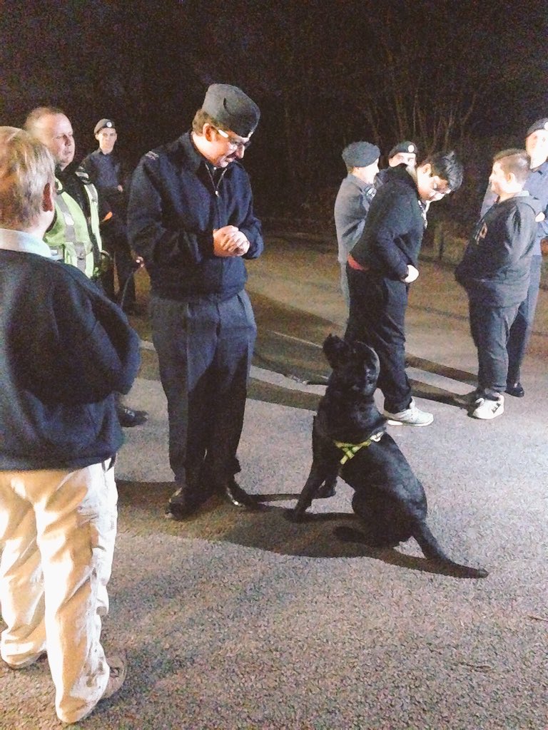 Top night, a visit from <a href="/dogdynamicsltd/">Dog Dynamics Ltd</a> <a href="/DDDFletcher/">Drug Dog Fletcher (Ret'd)</a> who caught me I didn't do nothing honest! <a href="/aircadets/">RAF Air Cadets</a> <a href="/ComdtAC/">Commandant RAF Air Cadets</a>