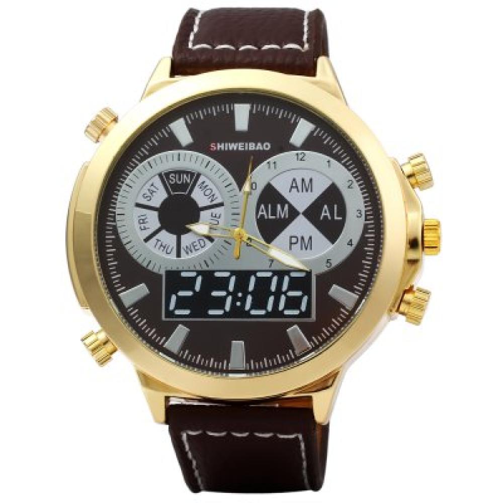 Linkymall's tweet image. SHIWEIBAO A1052 Male Quartz Watch with Round Dial Leather Watch Strap
$8.99 72.62% off
bit.ly/1WI1ZEE