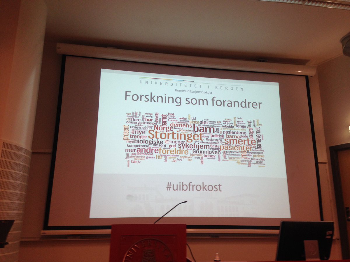 Forskning som forandrer. Hvordan får forskerne ut forskningen sin? Det hører vi om denne morgenen på #uibfrokost