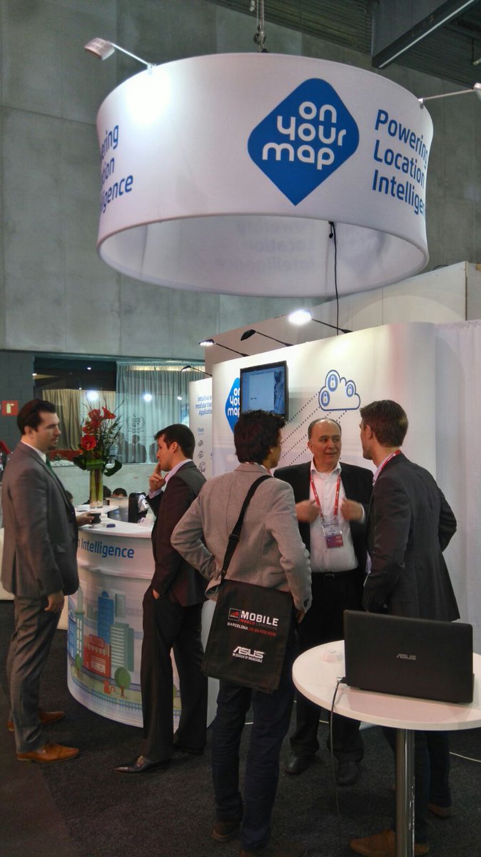 goindoorOYM's tweet photo. Let's get into this new wonderfull day @OnYourMap booth #MWC16! https://t.co/dTMpihRsJq