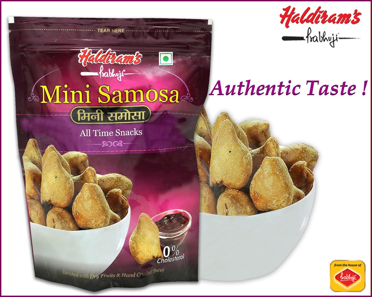 Haldiram's Prabhuji Mini Samosa.All time favorite snacks.#HaldiramPrabhuji #food #snacks Buy haldiramprabhuji.in/mini-samosa-20…