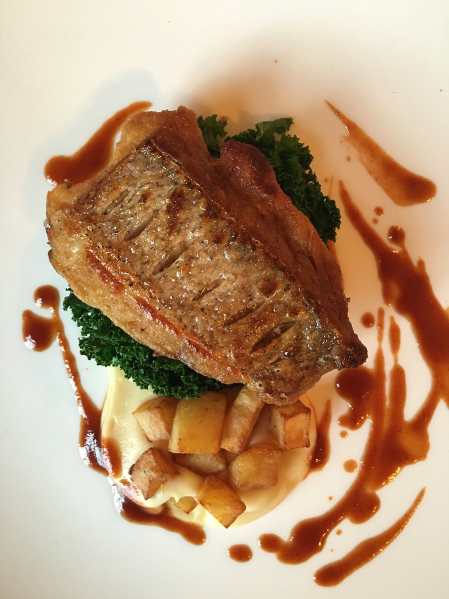 Pan fried hake, parsnip, kale, red wine
Available on our Set Menu this evening and tomorrow lunch - last orders!