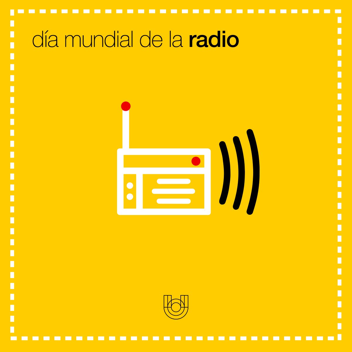 Hoy celebramos en #DíaMundialDeLaRadio 📻