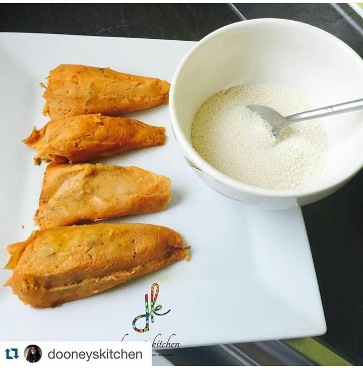 ht_agro's tweet photo. When @DooneysKitchen decides to give your taste board a lift on a weekend then it's 10/10. Dooney's moimoi &amp; garri https://t.co/H0HNl22J80