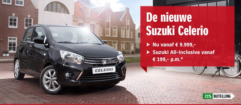 Autovanveen's tweet photo. De nieuwe Suzuki Celerio is heel betaalbaar kom langs voor een proefrit https://t.co/8ARKarPZgZ