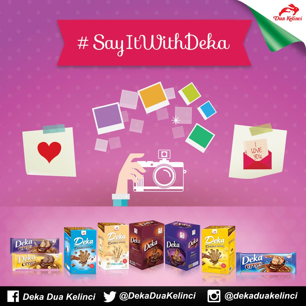 DekaWafers's tweet photo. Ungkapkan rasa sayang kamu ke yang tersayang dengan Deka favoritmu yuk sekaligus ikutan kontes #SayItWithDeka! https://t.co/kiRERIoo8g