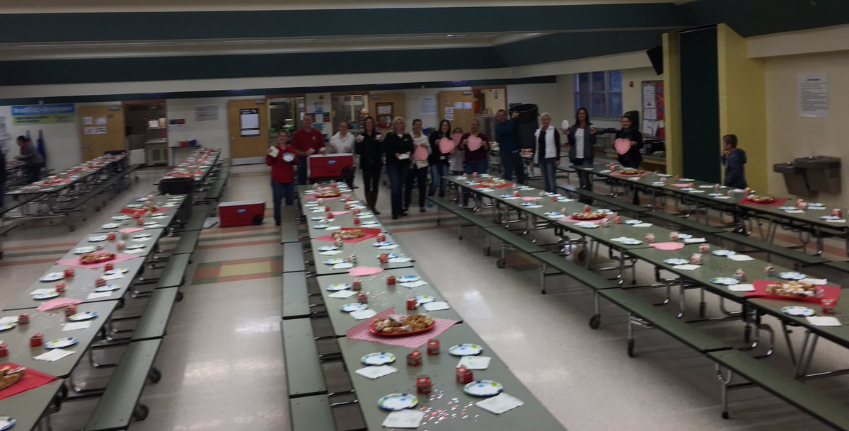 Getting ready for Pastries with Parents. #teamwork #vcs