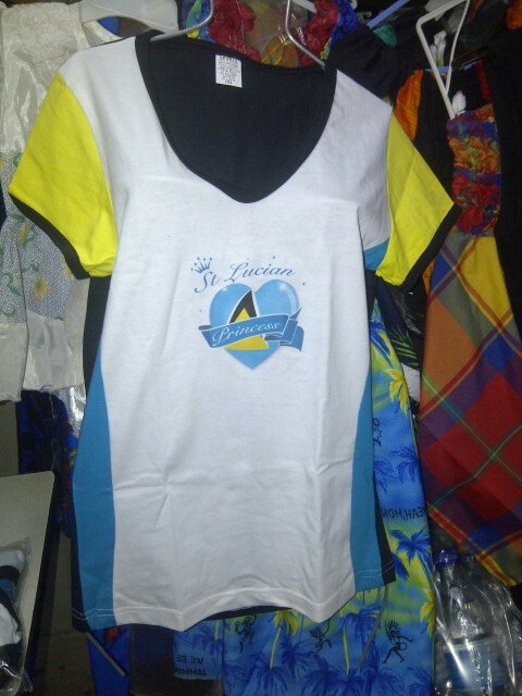 TracyNorbal's tweet photo. St.lucia princess flag t-shirts $40 https://t.co/RVUNYQz014