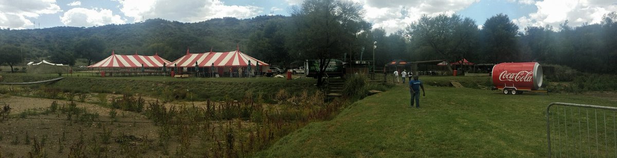 <a href="/windhoekexpress/">Windhoek Express</a> <a href="/nmhmedia/">NMH</a> Venue coming along beautifully for furious #NedbankCycle racing this weekend!