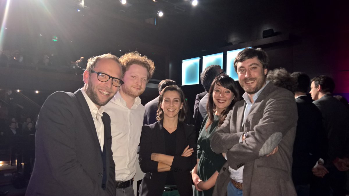 guimikowski's tweet photo. Hier soir #topcom2016 mieux que l'or ! Le Grand Prix @AccentureFrance et @BrainsonicParis dans la catégorie campagne https://t.co/hiLBVniXLJ