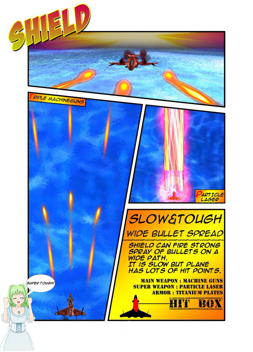 AzmanGames's tweet photo. This is from our upcoming Shmup game, Coast Defender. Let's take a close look to the planes. Number 1 is S.H.I.E.L.D https://t.co/bv3BHveMap