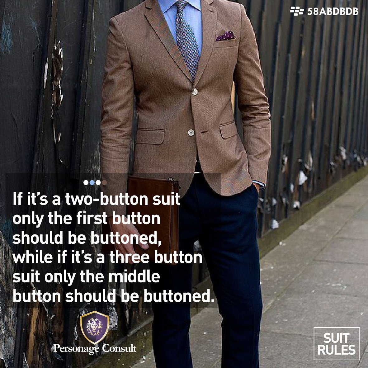iamGabeBalogun's tweet photo. #SuitRules - Rule 4..
#MenStyle #mensfashion #StyleTip https://t.co/3oWBeacLHA