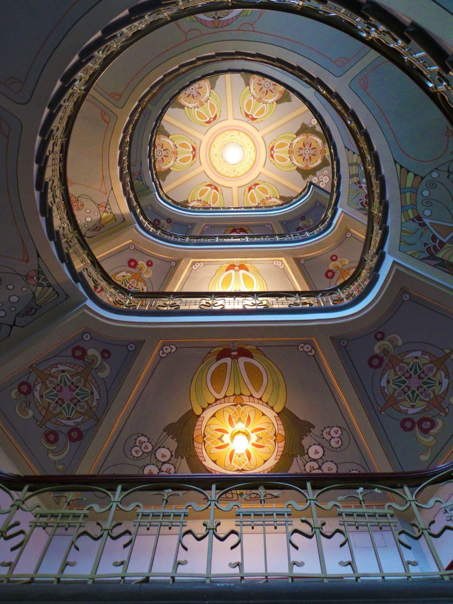 robbothma's tweet image. Want! Gorgeous Art Nouveau staircase in the building of the Riga Art Nouveau museum. #Riga #interior #ArtNouveau