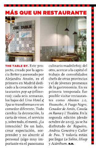 Premio @LunaMetropoli por se "Más que un restaurante" y eso exactamente lo que sentimos que somos. ¡Gracias!