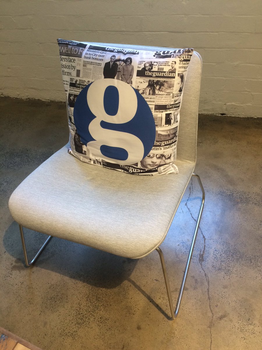 Stuff_by_Craig's tweet photo. Attended a great @GuardianAusMC today at @GuardianAus HQ. Love the decor- never one to miss a branding opp! #Sydney https://t.co/jxAHyqJTxI