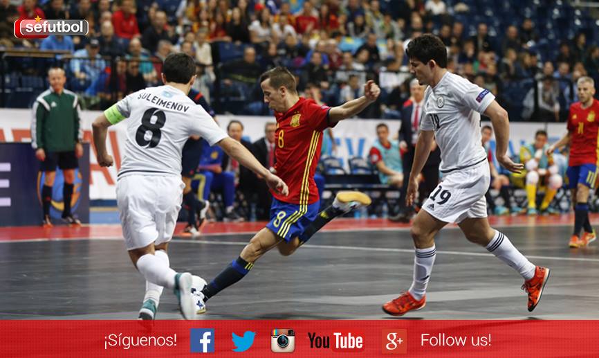 "En busca del Oro" <a href="/SeFutbol/">Selección Española Masculina de Fútbol</a> ante Rusia este sábado a las 21 horas #Aporla7 #FutsalEURO goo.gl/TsCZJB