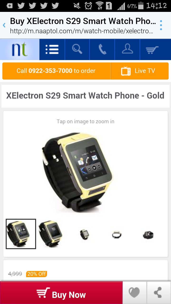 smart watch naaptol