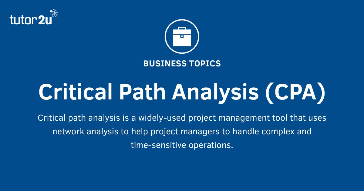 critical path analysis tutorials The critical path consists of a path of critical activities and is given by activities a, b, e and f activities that lie on the critical path cannot be delayed. critical path analysis tutorials The critical path consists of a path of critical activities and is given by activities a, b, e and f activities that lie on the critical path cannot be delayed.