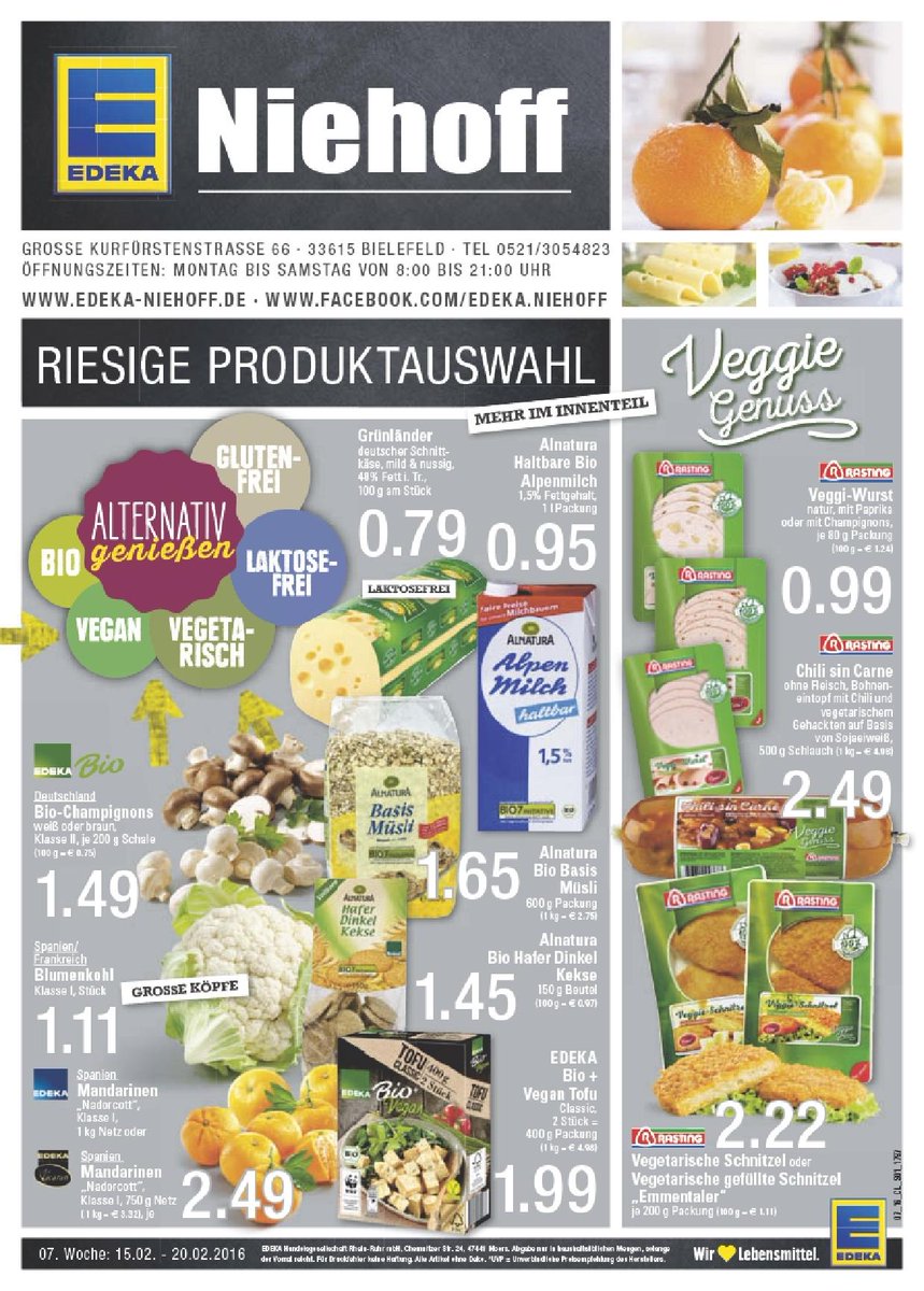 EdekaNiehoff's tweet photo. Ahoj Hoj, das Prospekt mit den Angeboten für nächste Woche findet Ihr auf https://t.co/xqZFk80L6E Euer Tom https://t.co/QUU1aV767d