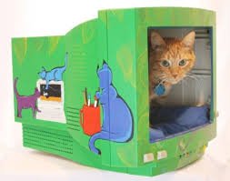 I have now moved into my #upcycled #computer #house Do come around for #tea soon.