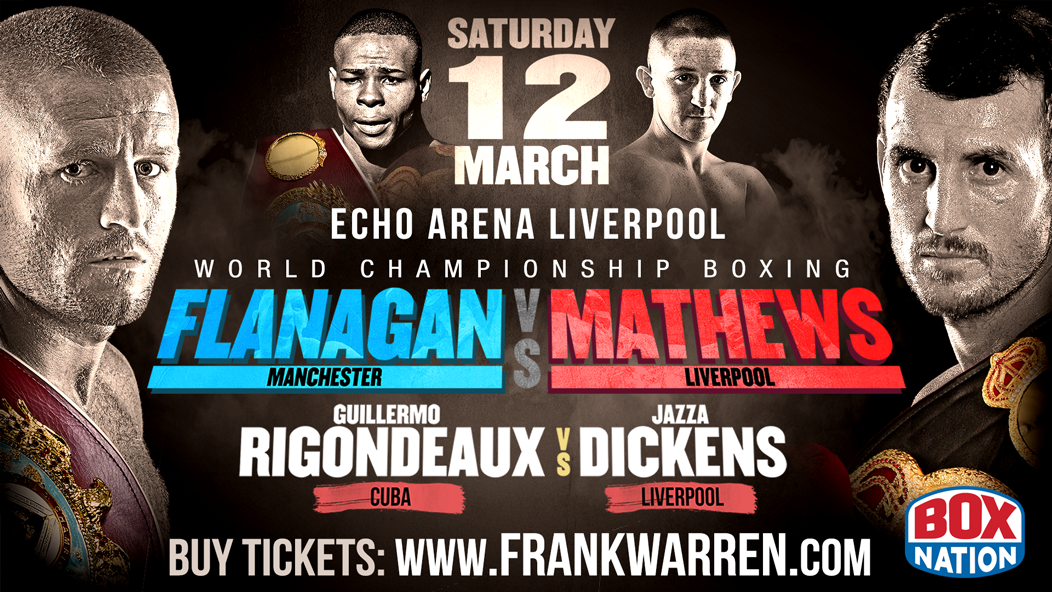 Queensberry's tweet photo. ONE MONTH TO GO! @terryflanagan5 v @derrymathews23 plus @RigoElChacal305 v @JazzaDickens10 &amp; more! Tick, tock... https://t.co/VnGYpWxAbj