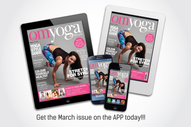 OMYogaMagazine's tweet photo. It's a new issue Friday! The March issue is now available to download - check out the app for details. #omyogamag https://t.co/nSCtu8LsL8