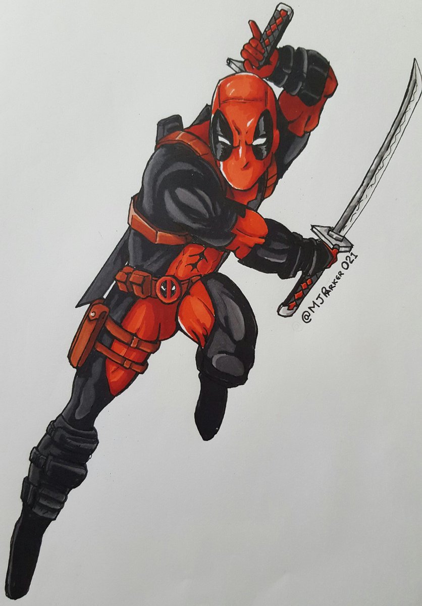 021MJParker's tweet photo. #Deadpool #willtakerequests I will literally draw anything for practise... feel free to ask #letraset #Marvel https://t.co/3CWvFaXXwH