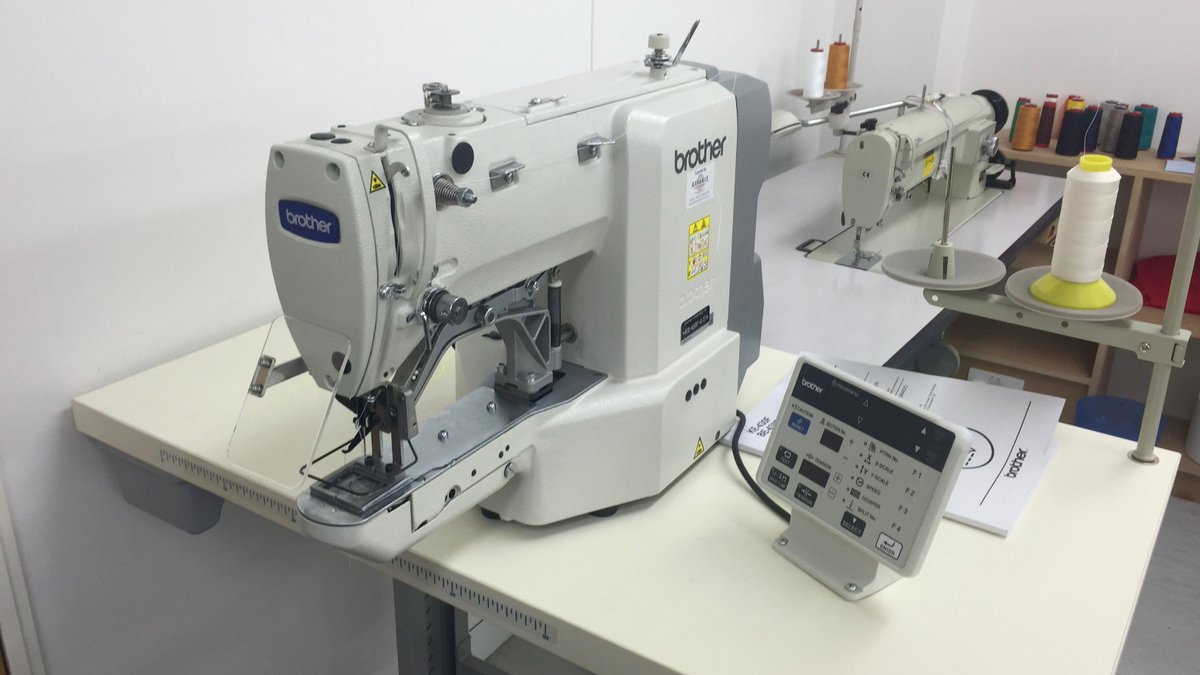 AESewing's tweet image. Brother KE430FX set up for sewing banners and ropes #brother #bartack #custom #industrialsewing #sewingmachine