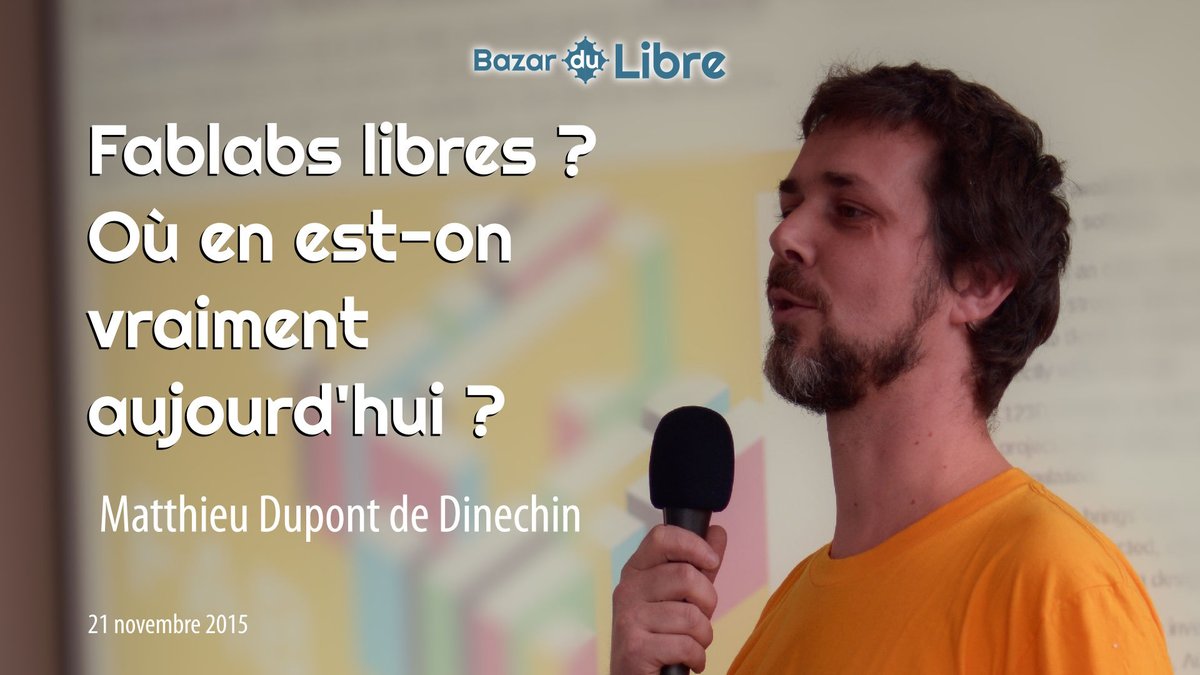 bjo_31's tweet photo. #bdl2015 Revoir @viralata_archi faire le point sur les #fablab libres ? https://t.co/M5B2v5RBm8 @Toulibreorg https://t.co/voLAJxhwFQ