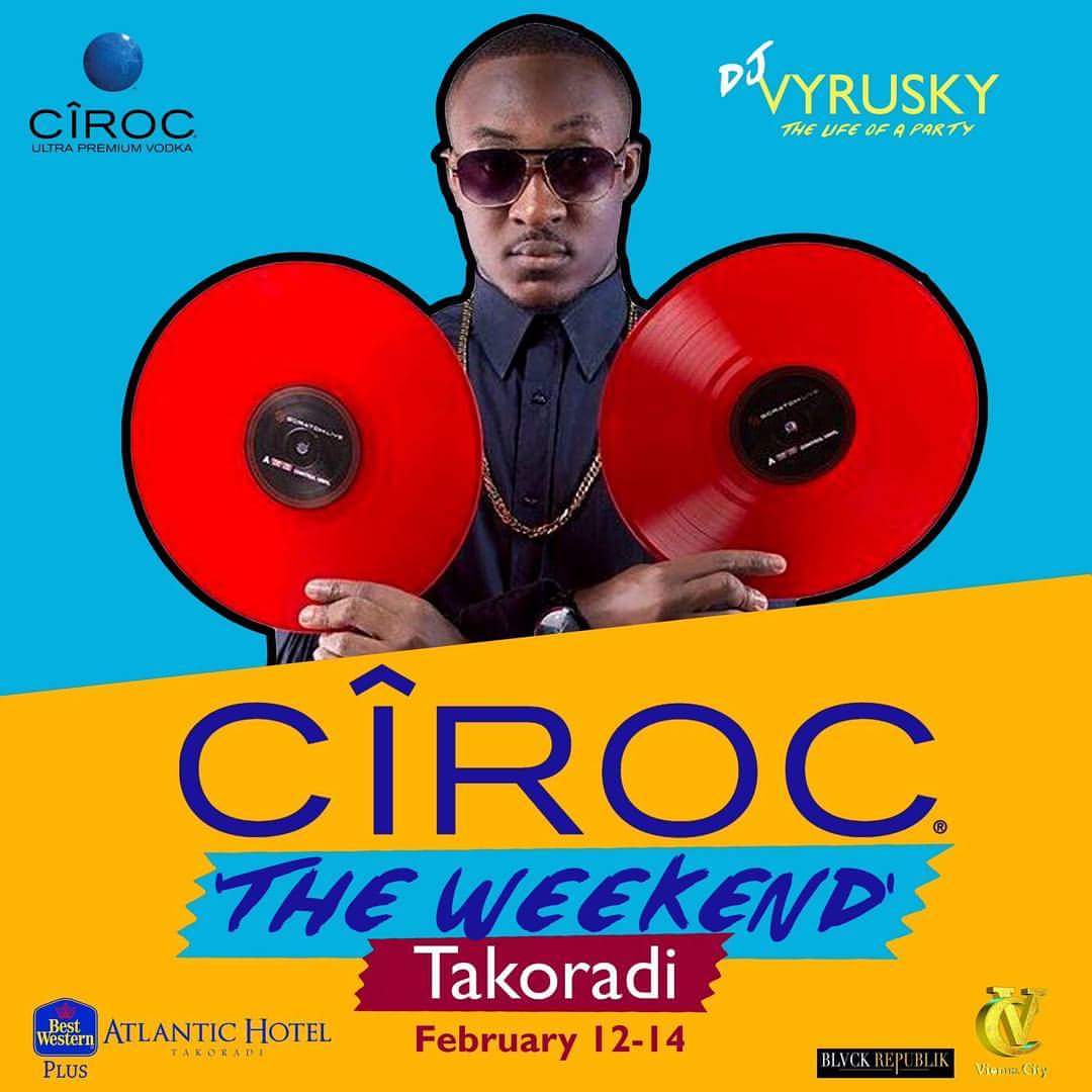 SammyBlackmusic's tweet photo. He's Ready to take you to the next level #CirocWeekendGh @djvyrusky @BlvckRepublik https://t.co/QtDFPrid2I