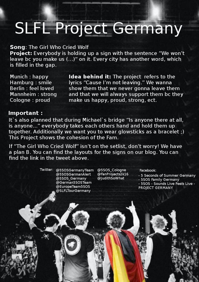 SLFLTourGermany's tweet photo. Just 8 days left until #SLFL starts. Keep the #SLFLGermanyProject in mind! :) https://t.co/QtqAn4XfdZ