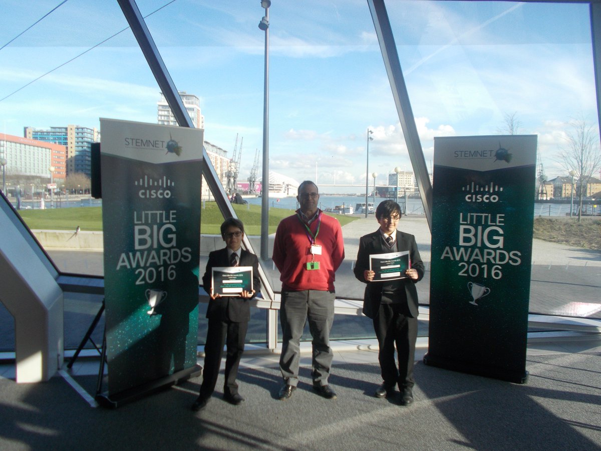 chelseaacademy's tweet image. Congrats to our Yr 7s who won 2 awards at the CISCO @LittleBIGAwards Thanks to @STEMNET for organising the event!