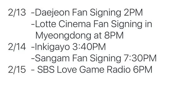 Jinwoo_INA's tweet photo. WINNER SCHEDULE!! https://t.co/C8Eu8O0PEX