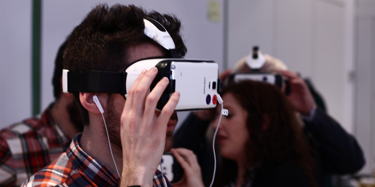 Designit's tweet photo. Could #VR be the ultimate empathy tool? #Designit investigates with #ImmersiveJournalismLab https://t.co/h8ok0bZvxk https://t.co/mzu9OpZUd6