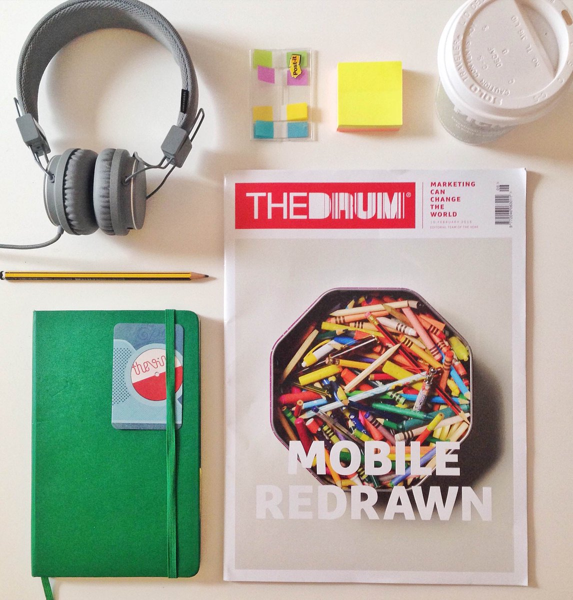 TheVine_hello's tweet photo. @picniccornwall coffee, Motown &amp; appropriate stationary at the ready for Friday inspiration with @TheDrum https://t.co/2poWhelylO