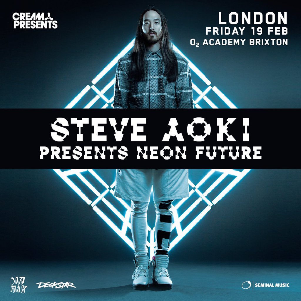 MTVMusicUK's tweet photo. RT & follow @ClubMTVUK for the chance to win a pair of tix to see @steveaoki live in London https://t.co/O10tJ67HrW https://t.co/SOBIiOVUpI