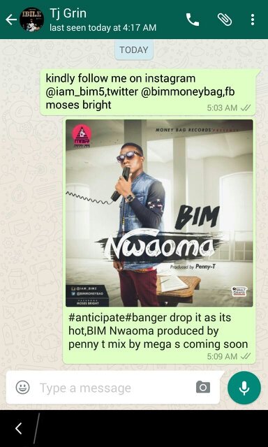 ozzy_phil's tweet photo. #ANTICIPATE # BIM#aka mr sukwe banging up wit a jamz song #NWAOMA#new #OnAir # https://t.co/FUpEBAy5Eg