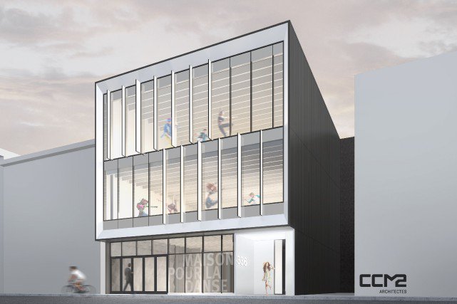 La Maison de la danse, à #Québec, prend forme. #Architecture: <a href="/CCM2architectes/">CCM2 architectes</a> 
lapresse.ca/le-soleil/arts… #ArchQc