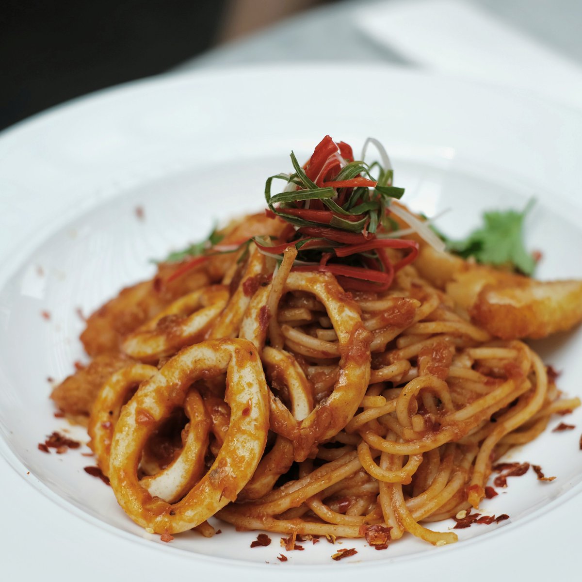OhLaLa_ID's tweet photo. Fancy for something spicy? You may go for our Spicy Thai Seafood Pasta. Let us know what you think.
#OHLALAid https://t.co/5fiBxwV1rt