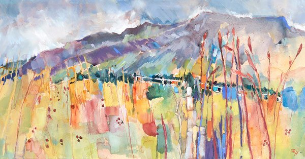 KeswickArt's tweet photo. Another glorious day in #Keswick. Here's a beautiful new #painting by @Patricia_Haskey to brighten the day even more https://t.co/4uEScTdXW6