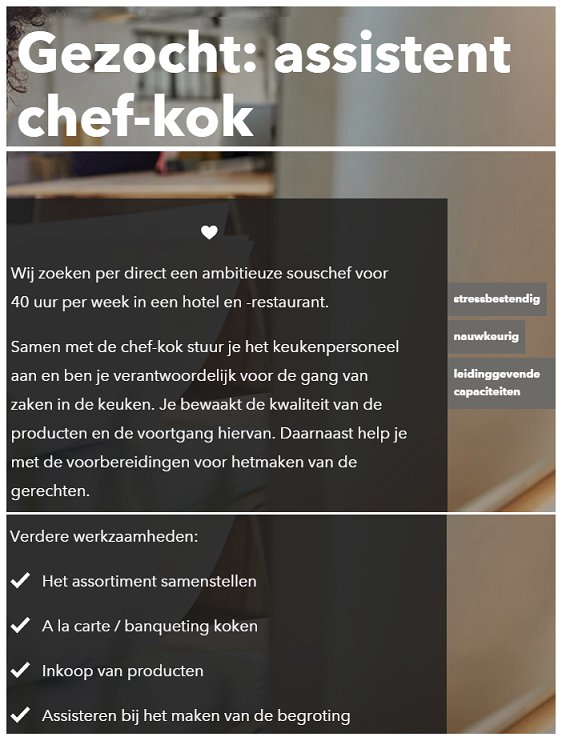 TimingMeppel's tweet image. Wij zijn op zoek naar een fulltime Assistent Chefkok! Ben jij degene die wij zoeken? ttps://lnkd.in/d3Qn2cC #werk